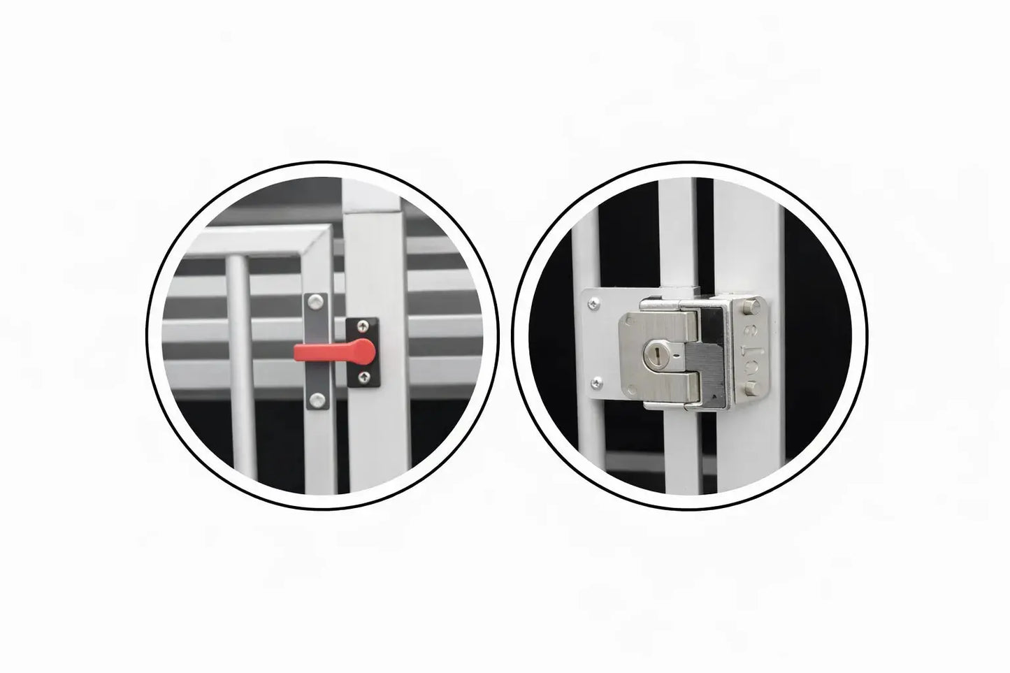 Schmidt Hundebox Fallenschloss – Mit zusätzlichem Sicherheitsriegel iljoke