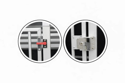 Schmidt Hundebox Fallenschloss – Mit zusätzlichem Sicherheitsriegel iljoke