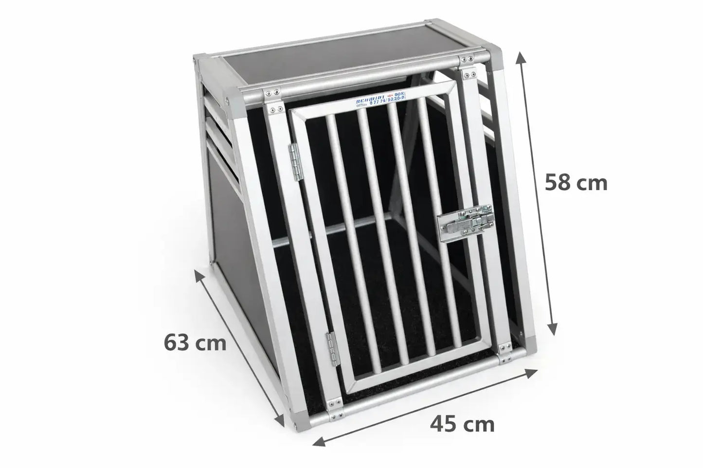 Hundetransportbox fürs Auto – Einzelbox | Höhe 58 cm | Schmidt iljoke