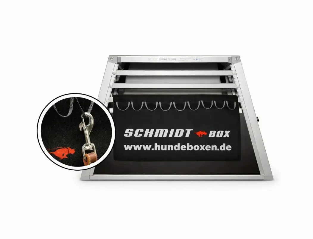 Leinenhalter für Schmidt Hundeboxen – Ordnung & sichere Befestigung iljoke