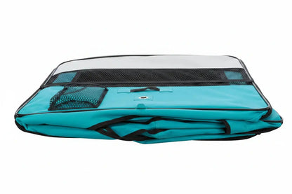 Freilauf m. Netz/Boden, Polyester, ø 150 × 65 cm, türkis/hell iljoke
