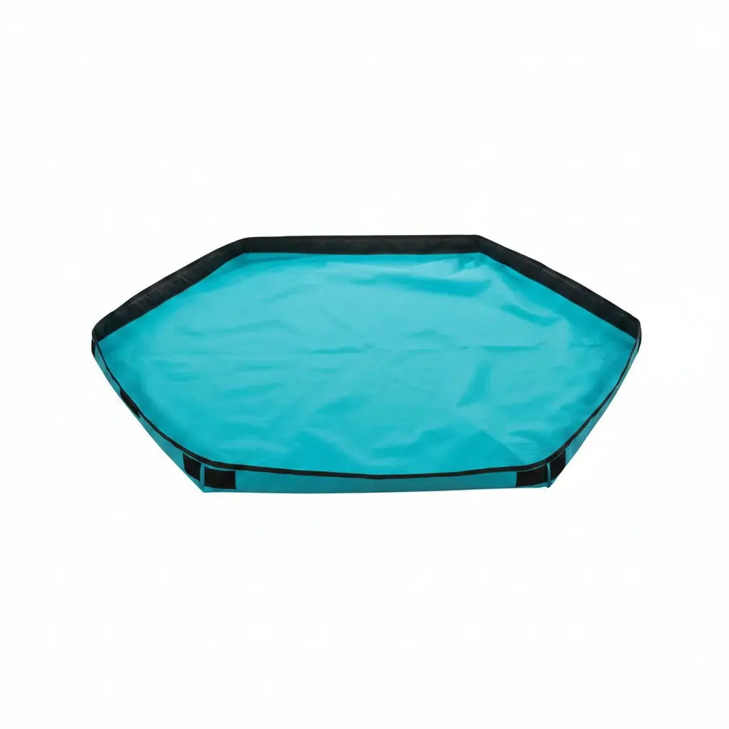 Freilauf m. Netz/Boden, Polyester, ø 150 × 65 cm, türkis/hell iljoke