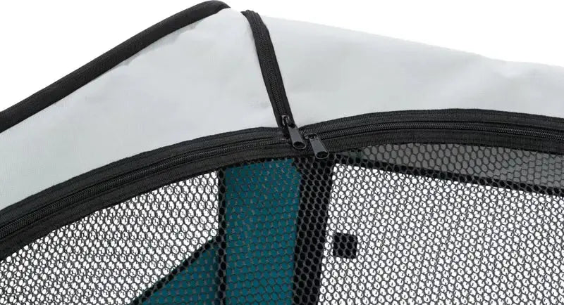 Freilauf m. Netz/Boden, Polyester, ø 150 × 65 cm, türkis/hell iljoke