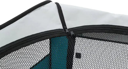 Freilauf m. Netz/Boden, Polyester, ø 150 × 65 cm, türkis/hell iljoke