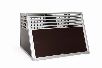 Hundetransportbox fürs Auto – Doppelbox | Höhe 58 cm | Schmidt Fahrzeugbau iljoke