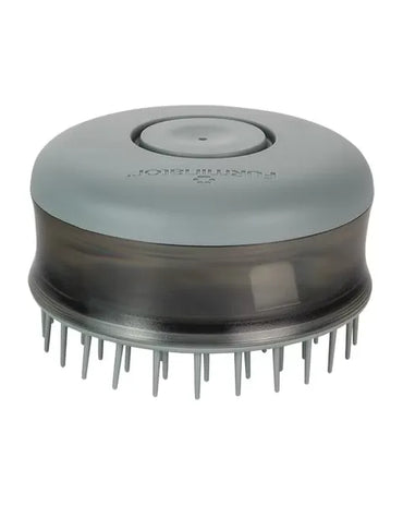 FURminator Bathing Brush Badebürste für Hunde und Katzen in geschlossener Ansicht mit weichen Massageborsten zur Fellpflege.