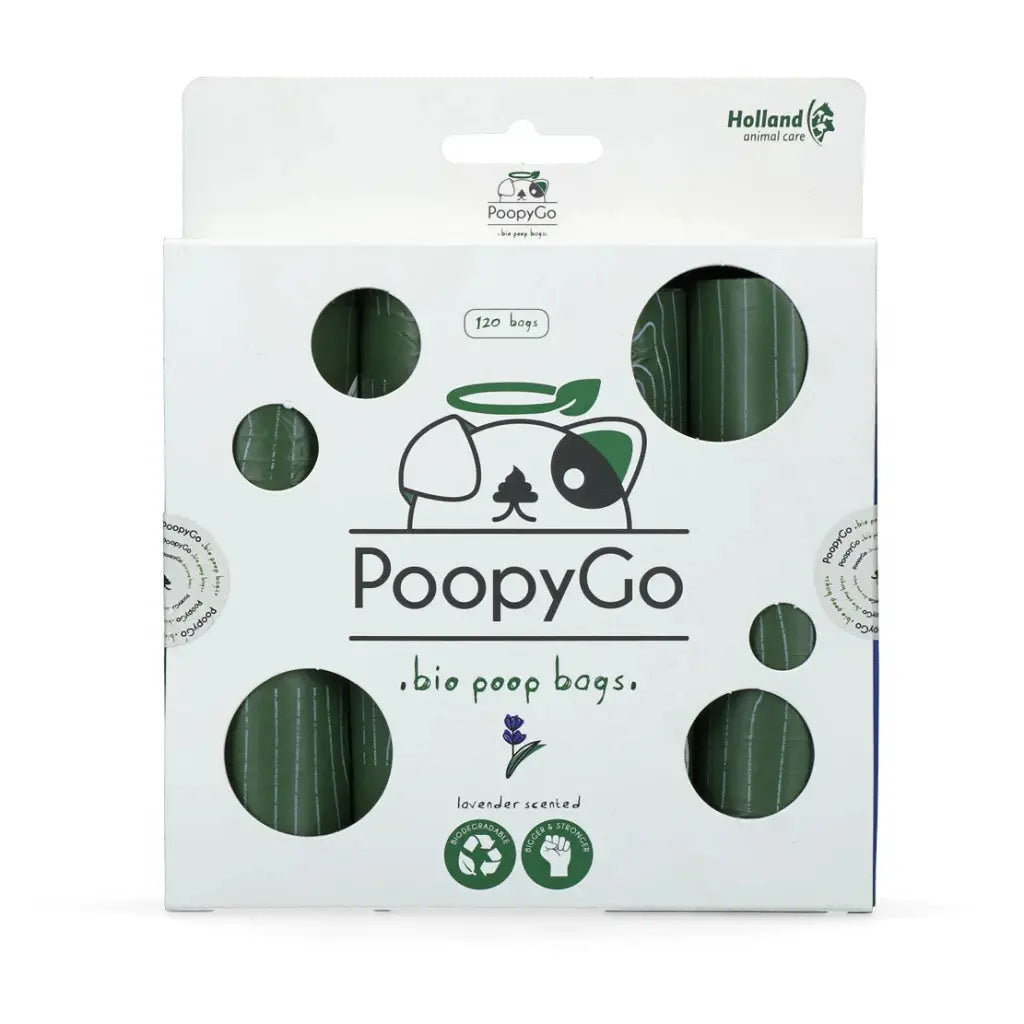 PoopyGo Eco Umweltfreundlich 120 St. (8x15 Beutel) Lavendel Florian