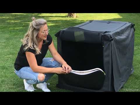 Faltbare Hundebox Maelson Soft Kennel – Transportbox für Hunde iljoke