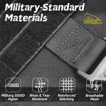 Taktisches Geschirr Schwarz Florian