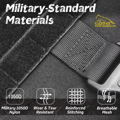 Taktisches Geschirr Schwarz Florian