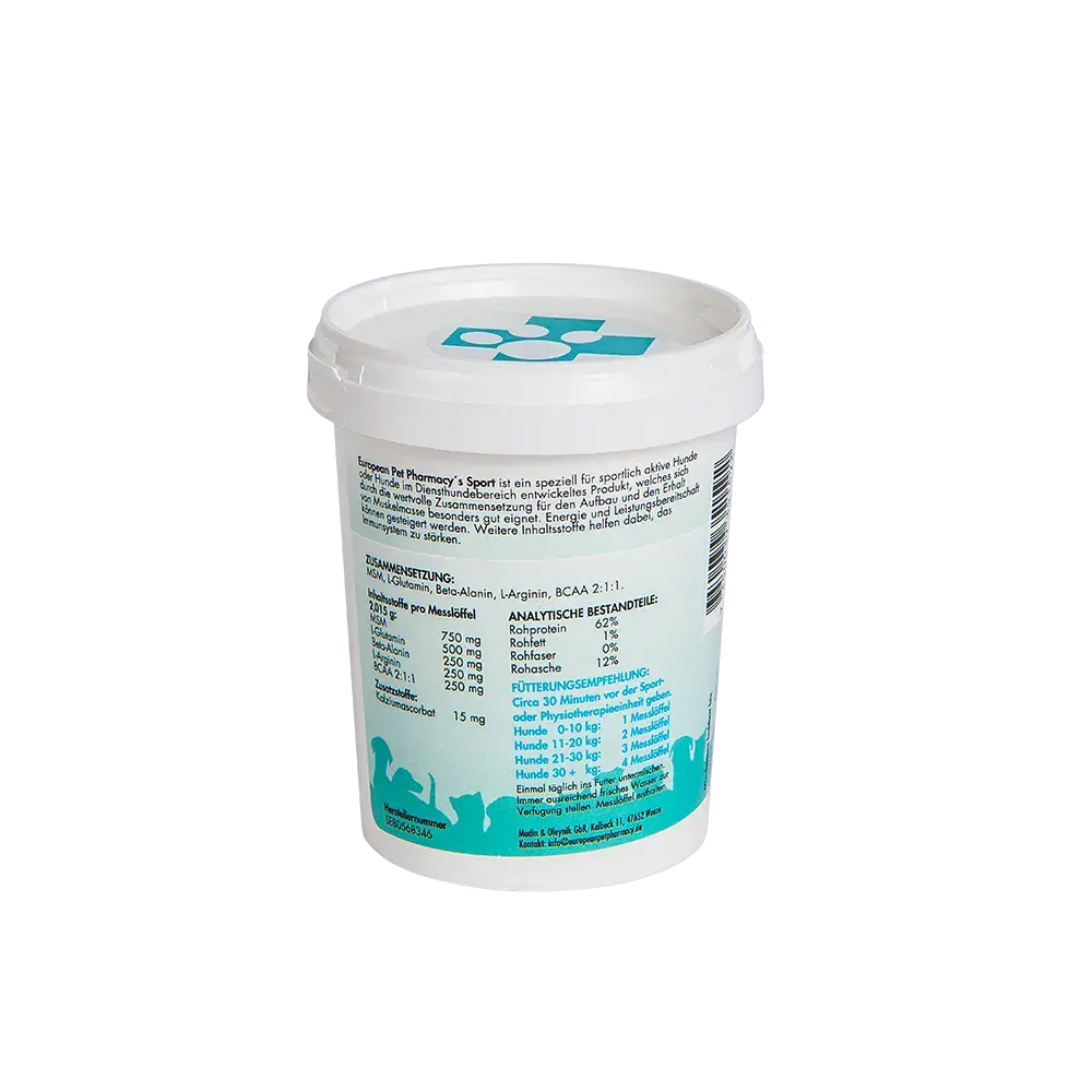 European Pet Pharmacy – Sport (Muskelaufbau für Hunde) iljoke